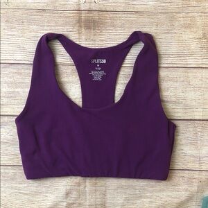 Splits59 Deep Purple Sports Bra 🩵